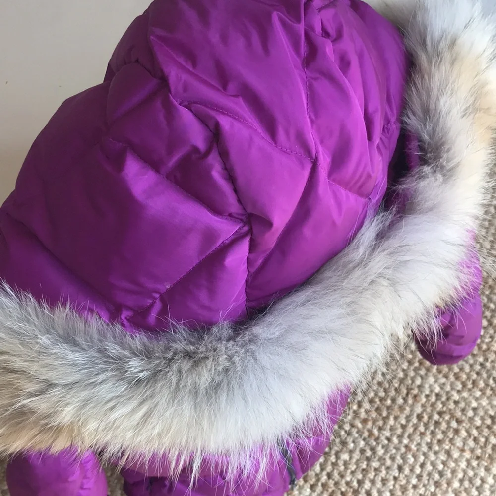 COACH Legacy Fur Trim 85 Percent Down Puffer Coat. Fur Trim. Size Large